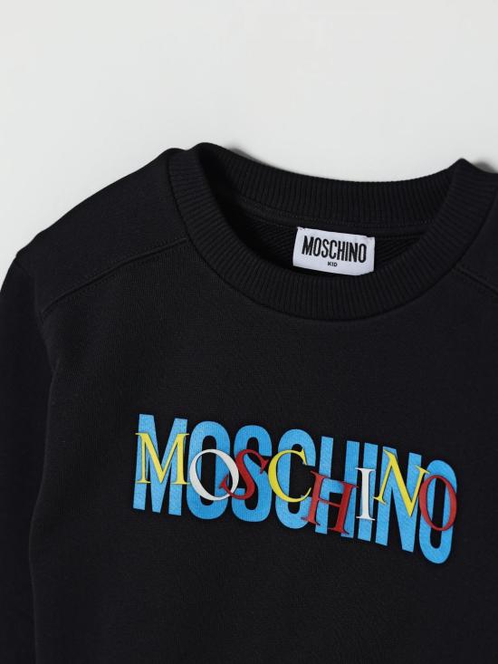 25FW [키즈] 모스키노 풀오버 HUF09JLCA23 60100 Black - MOSCHINO