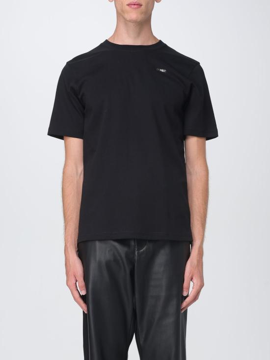 25FW 디젤 반팔 티셔츠 A196460AIJU 9XX Black