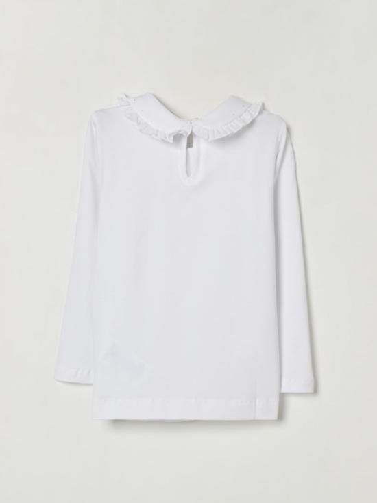 25FW [키즈] 모나리자 티셔츠 18FTSH6202 0099 White - MONNALISA