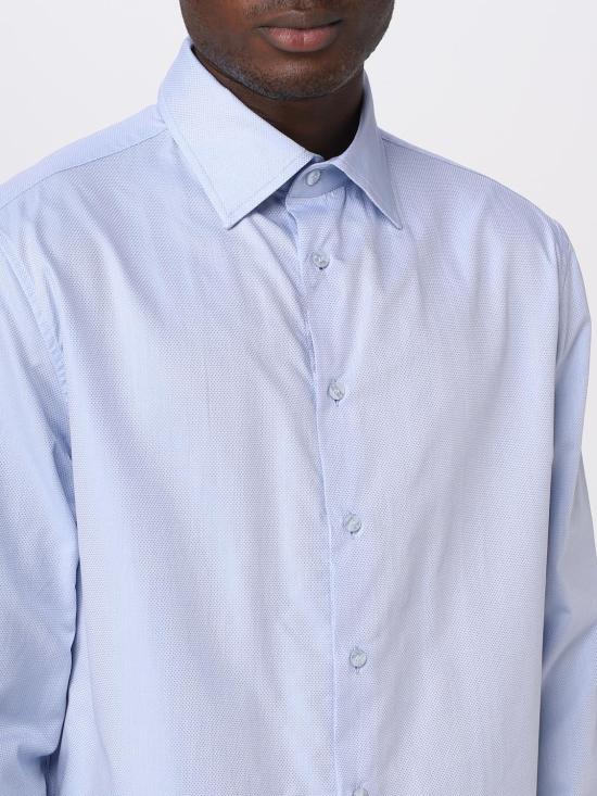 25FW 에트로 긴팔 셔츠 129083117 250 Gnawed Blue - ETRO