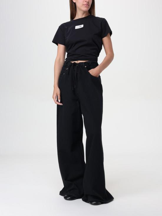 25FW MM6 메종마르지엘라 반팔 티셔츠 S52GC0327S24312 900 Black - MM6 MAISON MARGIELA