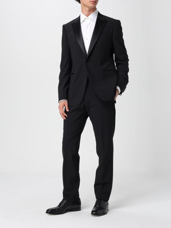 25SS 엠포리오 아르마니 수트 세트 EM002055TE10404 UC001 Black - EMPORIO ARMANI