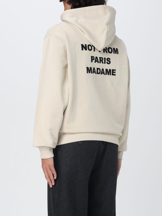 25FW 드롤드무슈 긴팔 티셔츠 HO162CO127 MT Mastic - DROLE DE MONSIEUR