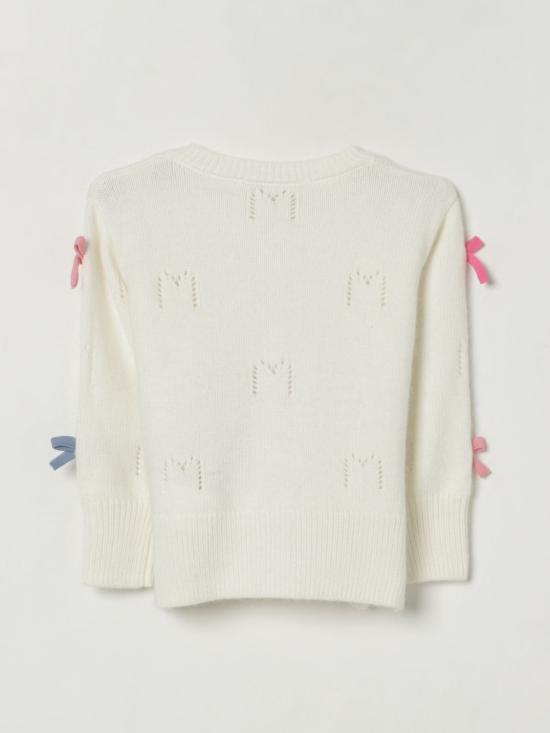 25FW [키즈] 모나리자 풀오버 17F8016061 0184 Yellow Cream - MONNALISA