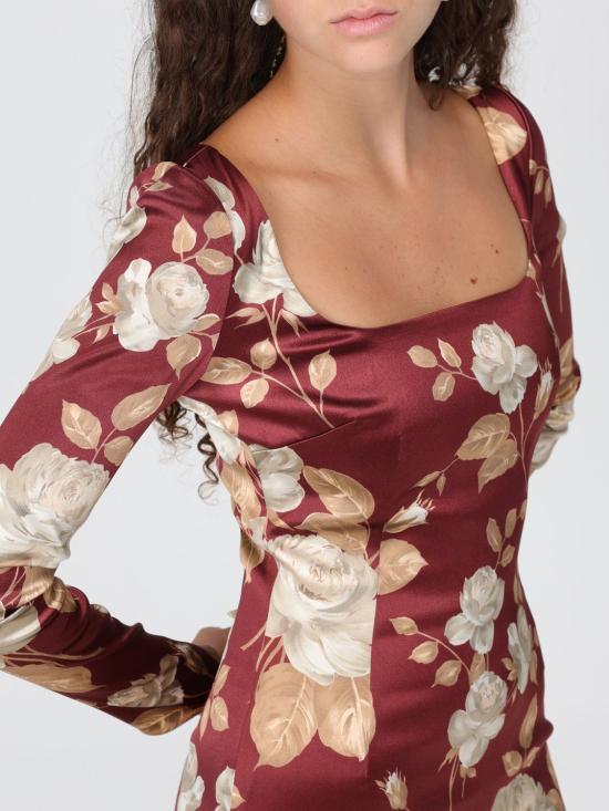 25FW 돌체앤가바나 미디 원피스 F6TYGTFSIB8 HR5QQ Red - DOLCE & GABBANA