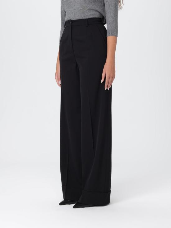 25FW 돌체앤가바나 스트레이트 팬츠 FTBM0TGDC7Q N0000 Black - DOLCE & GABBANA