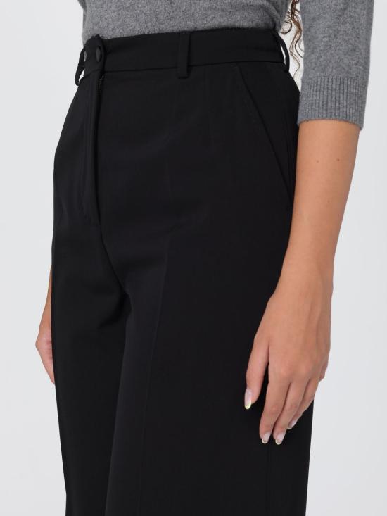 25FW 돌체앤가바나 스트레이트 팬츠 FTBM0TGDC7Q N0000 Black - DOLCE & GABBANA