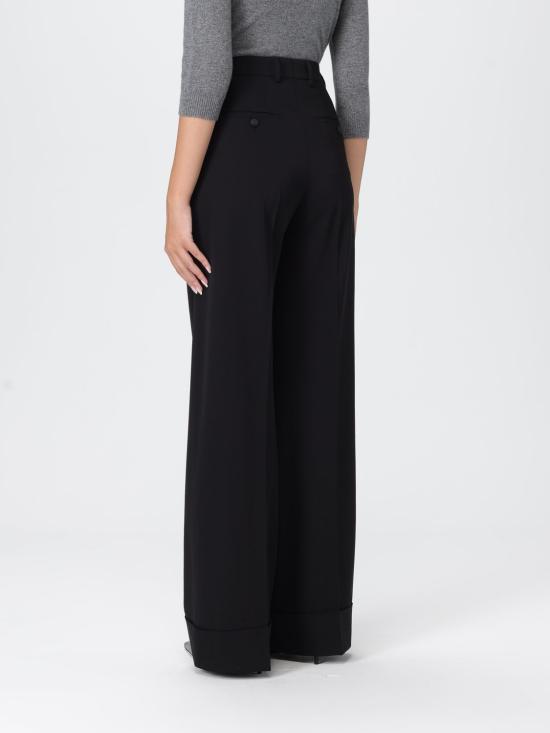 25FW 돌체앤가바나 스트레이트 팬츠 FTBM0TGDC7Q N0000 Black - DOLCE & GABBANA