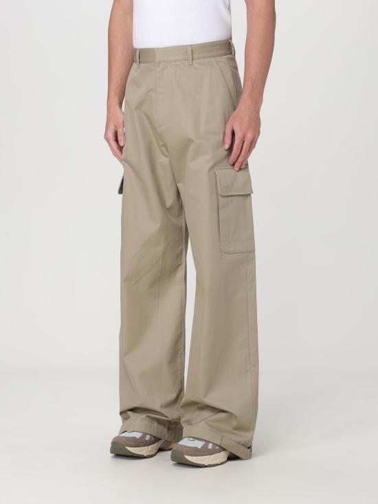 25FW 오프화이트 스트레이트 팬츠 OMCF037S24FAB001 6262 Beige - OFF WHITE