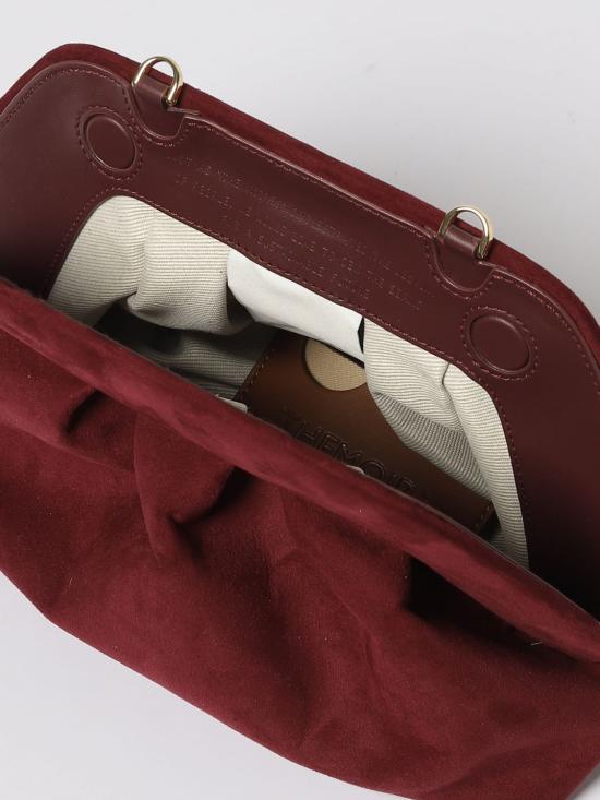 25FW 더모아레 클러치/파우치 TMFW25TSUE120 Burgundy - THEMOIRE