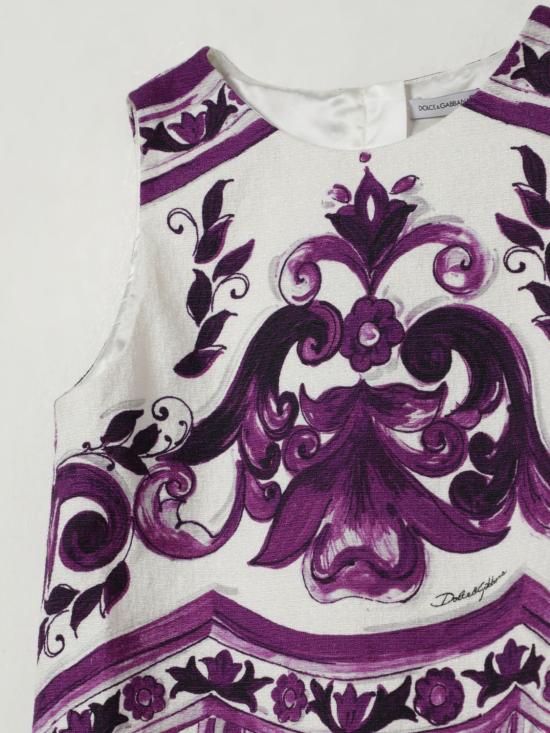25FW [키즈] 돌체앤가바나 원피스 L54DH1FPFSO IP3TN Multicolor - DOLCE & GABBANA