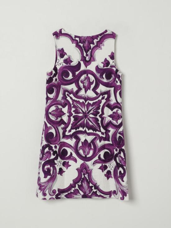 25FW [키즈] 돌체앤가바나 원피스 L54DH1FPFSO IP3TN Multicolor - DOLCE & GABBANA