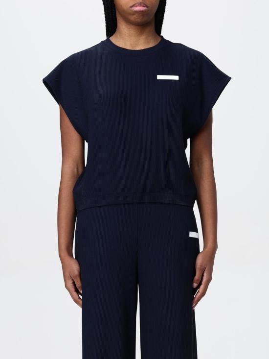 25SS 엠포리오 아르마니 반팔 티셔츠 7W000348AF12654 UB102 Blue