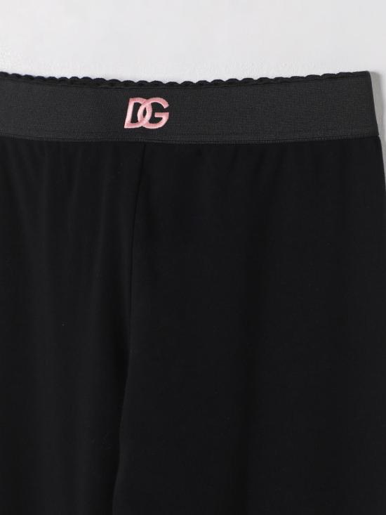 25FW [키즈] 돌체앤가바나 트레이닝/조거 팬츠 L5JPB8G7N9L N0000 Black - DOLCE & GABBANA