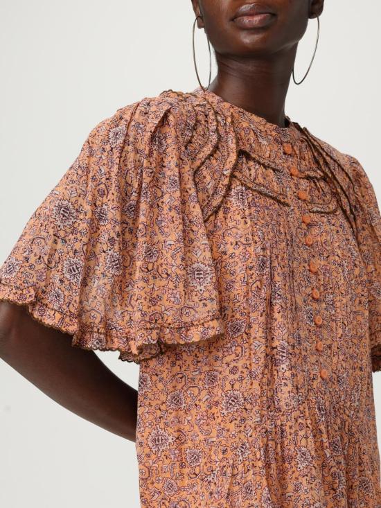 25FW 이자벨마랑에뚜왈 숏 원피스 RO0827FBC3J06E 11RU Pink - ISABEL MARANT ETOILE