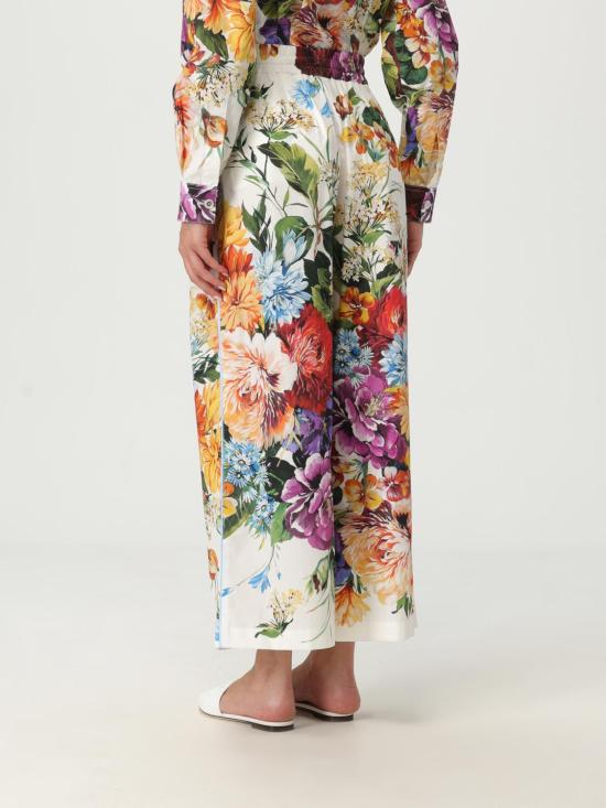 25FW 돌체앤가바나 스트레이트 팬츠 FTDCXTHS5TR HA5PC Multicolor - DOLCE & GABBANA