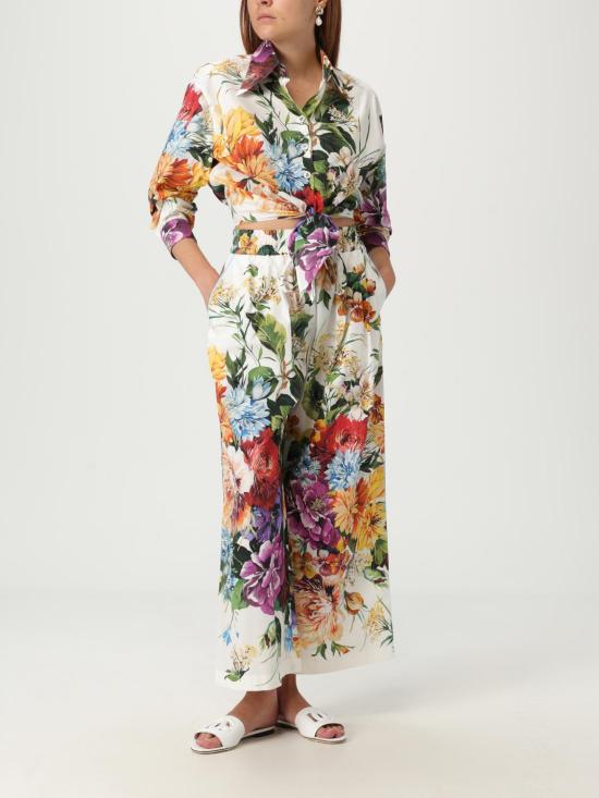 25FW 돌체앤가바나 스트레이트 팬츠 FTDCXTHS5TR HA5PC Multicolor - DOLCE & GABBANA