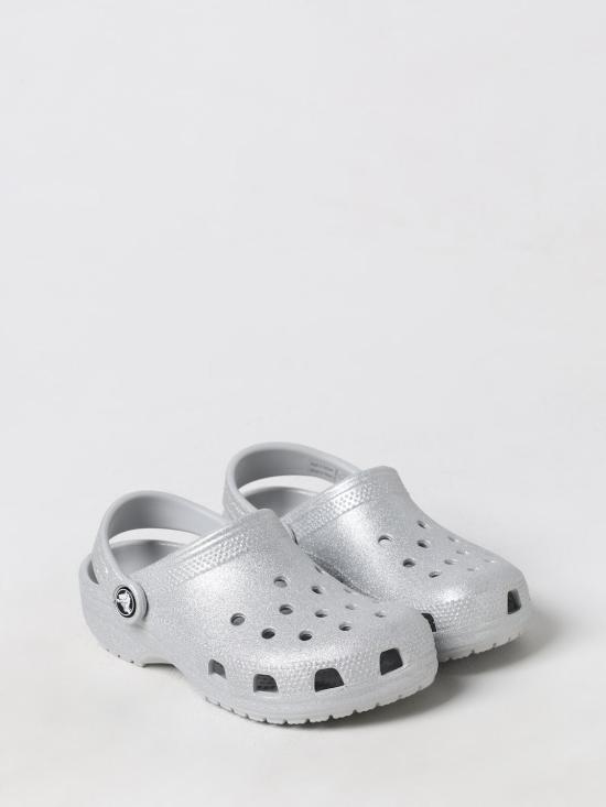 25FW [키즈] 크록스 샌들 206992 SILVER GLITTER Grey - CROCS