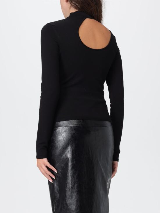 25FW 페데리카 토시 긴팔 티셔츠 32007350 29 Black - FEDERICA TOSI