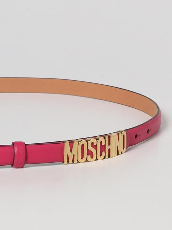 26SS 모스키노 레귤러 벨트 80348008 0217 Fuchsia - MOSCHINO