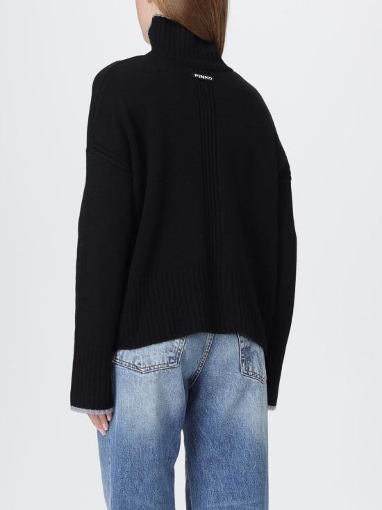25FW 핑코 터틀넥 105446A2Q9 Z99 Black - PINKO