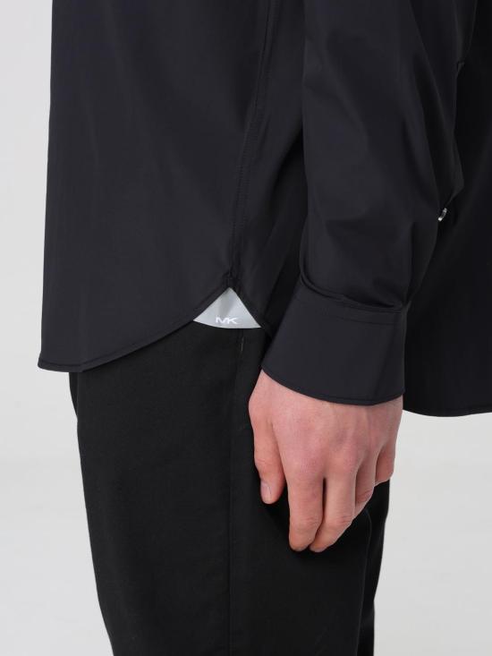 25FW 마이클 코어스 긴팔 셔츠 MD0MD91399 001 Black - MICHAEL KORS