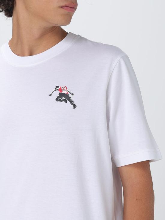 25FW 디젤 반팔 티셔츠 A186680QIAM 100 White - DIESEL