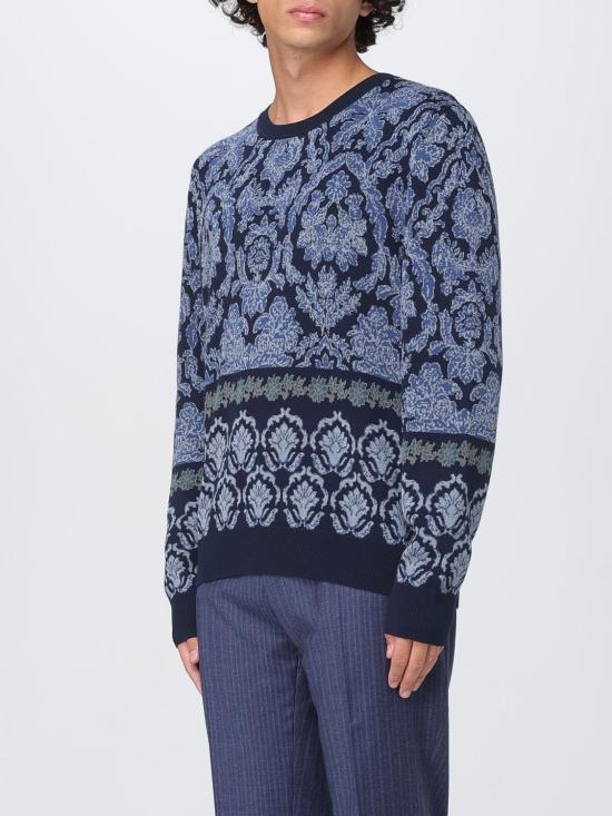 25FW 에트로 스웨터 MRKF0096AQ197 S9884 Blue - ETRO