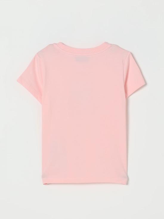 25FW [키즈] 모스키노 티셔츠 HCM06KLBA11 50209 Pink - MOSCHINO