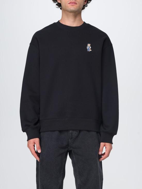 25FW 메종키츠네 드레스드 폭스 컴포트 스웨트셔츠 PM00310KM0341 P199 Black