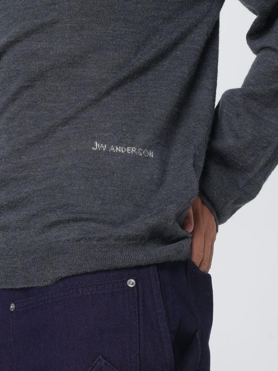 25FW JW앤더슨 터틀넥 KW1436YN0444 972 Black - JW ANDERSON