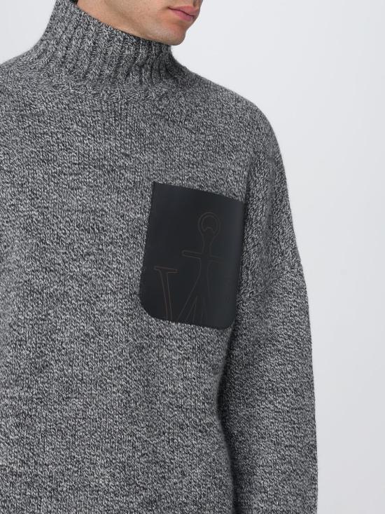 25FW JW앤더슨 터틀넥 KW1234YN0367 929 Black - JW ANDERSON