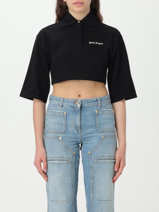 25FW 팜앤젤스 반팔 티셔츠 PWGB012S24FAB003 1003 Black