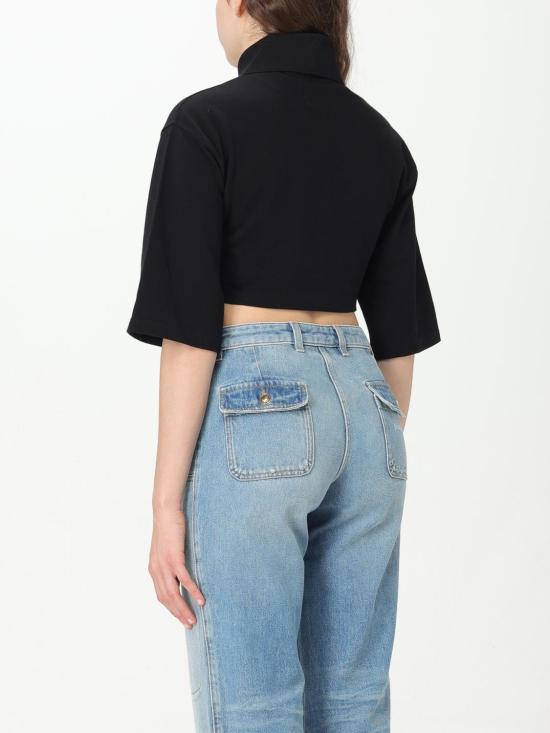 25FW 팜앤젤스 반팔 티셔츠 PWGB012S24FAB003 1003 Black - PALM ANGELS