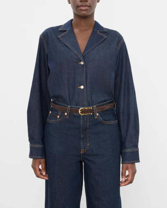  Flattered 슬림 벨트 플래터드 베티  스웨이드 초콜릿 - OTHER BRANDS