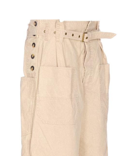 25FW 이자벨마랑에뚜왈 스트레이트 팬츠 PA0552FAC3G02E23EC Beige - ISABEL MARANT ETOILE