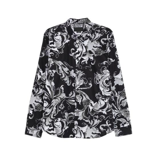 25FW 베르사체 긴팔 셔츠 79GAL2S0 NS698 899 Multicolor