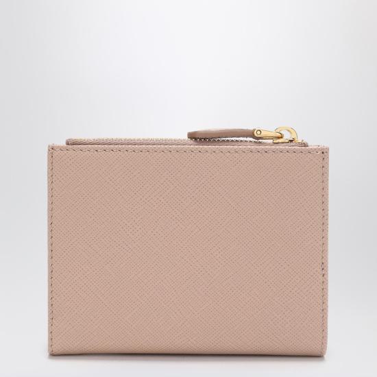  프라다 트라이앵글 로고 반지갑 1ML050QHH Beige - PRADA