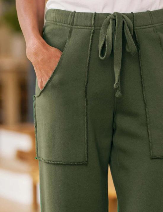  프랭크 앤 에일린 크롭 팬츠 프랭크 & 아일린 페니 패치 포켓 스웨트팬츠 케이퍼 - FRANK & EILEEN