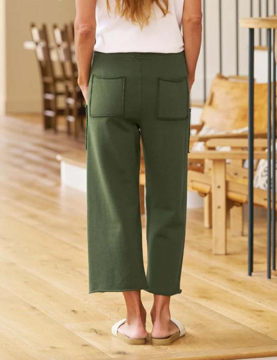  프랭크 앤 에일린 크롭 팬츠 프랭크 & 아일린 페니 패치 포켓 스웨트팬츠 케이퍼 - FRANK & EILEEN