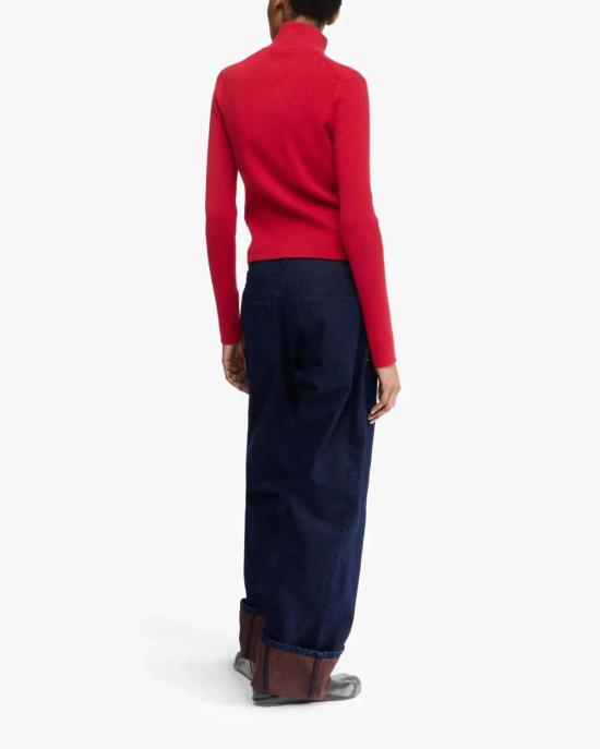  JW앤더슨 가디건 JW 앤더슨 피티드 지퍼업 카디건 레드 - JW ANDERSON