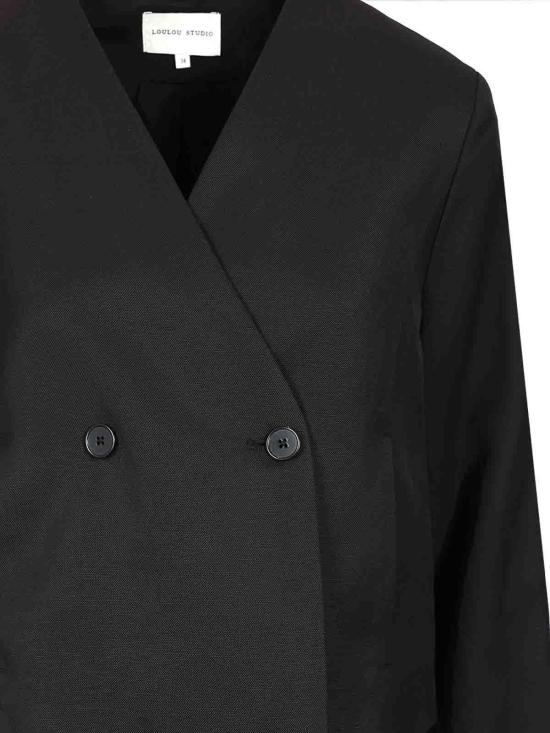  루루 스튜디오 수트 자켓 MALLIBLACK Black - LOULOU STUDIO