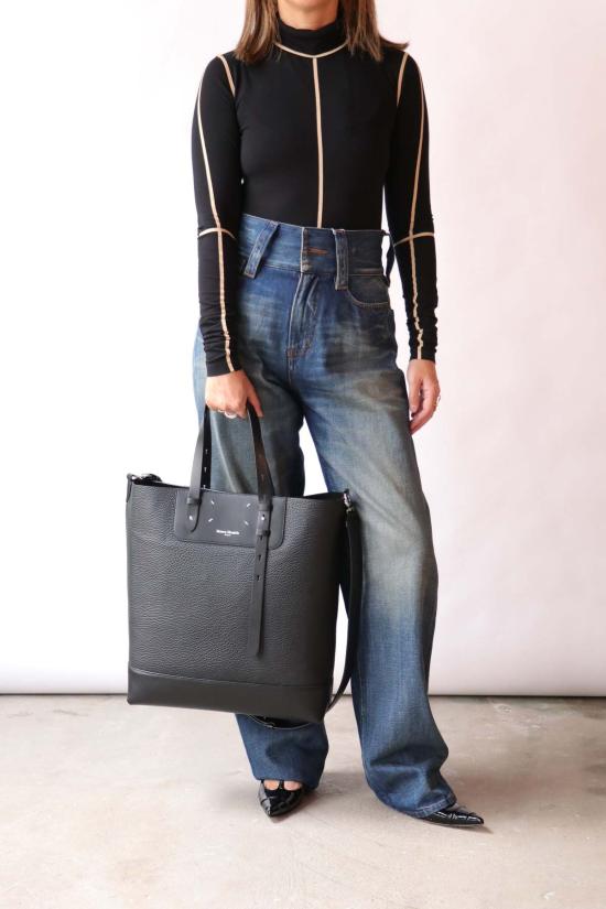  마르지엘라 데님 팬츠 메종  Mm6 와이드 레그 진 - MAISON MARGIELA