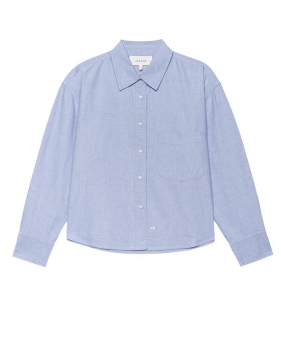  더 그레이트 블라우스 그레이트. 크롭 옥스포드 셔츠 - THE GREAT