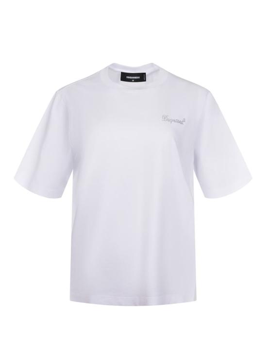 25SS 디스퀘어드2 반팔 티셔츠 S75GD0452D20020 100 WHITE