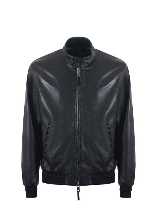 25SS 더 잭 레더스 가죽 자켓 ELVI VEGT20 Black