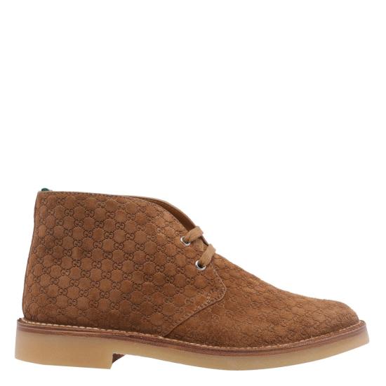 25FW 구찌 웹 앵클 부츠 831283AAEYC2842 Beige