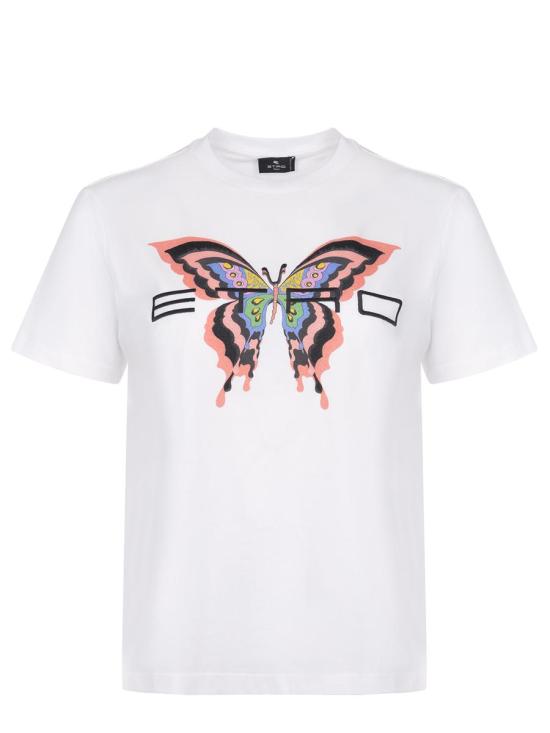 25SS 에트로 반팔 티셔츠 WRMA0006AK786 W0111 WHITE