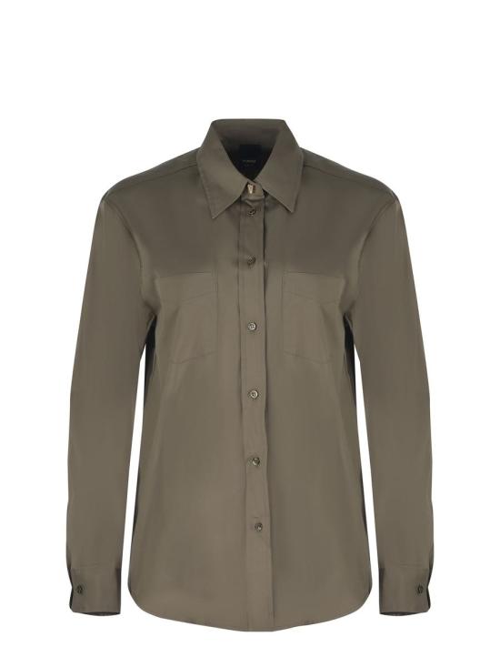 24FW 핑코 셔츠 103708 A26UX51 GREEN