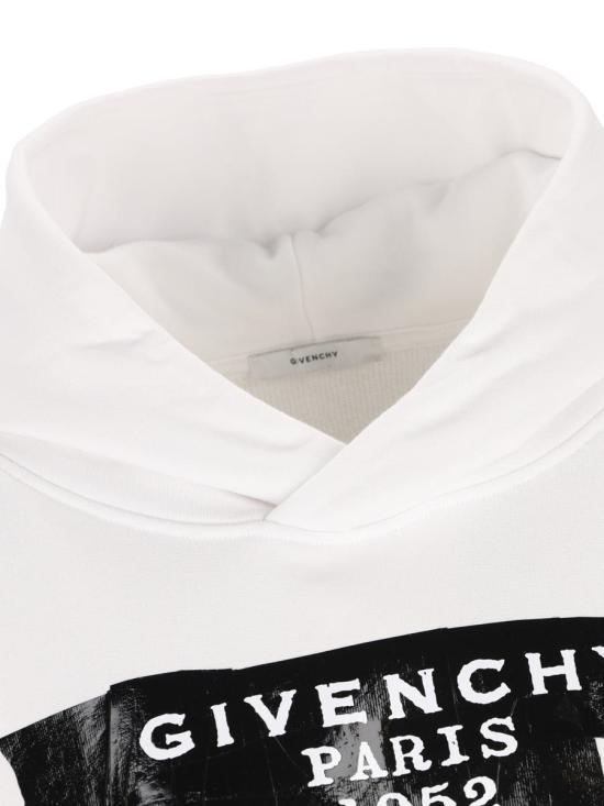 25FW 지방시 후드 티셔츠 BWJ04TP78U100 AI25 WHITE - GIVENCHY